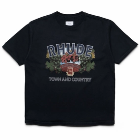 Rhude Town And Country Tee - Vintage Black