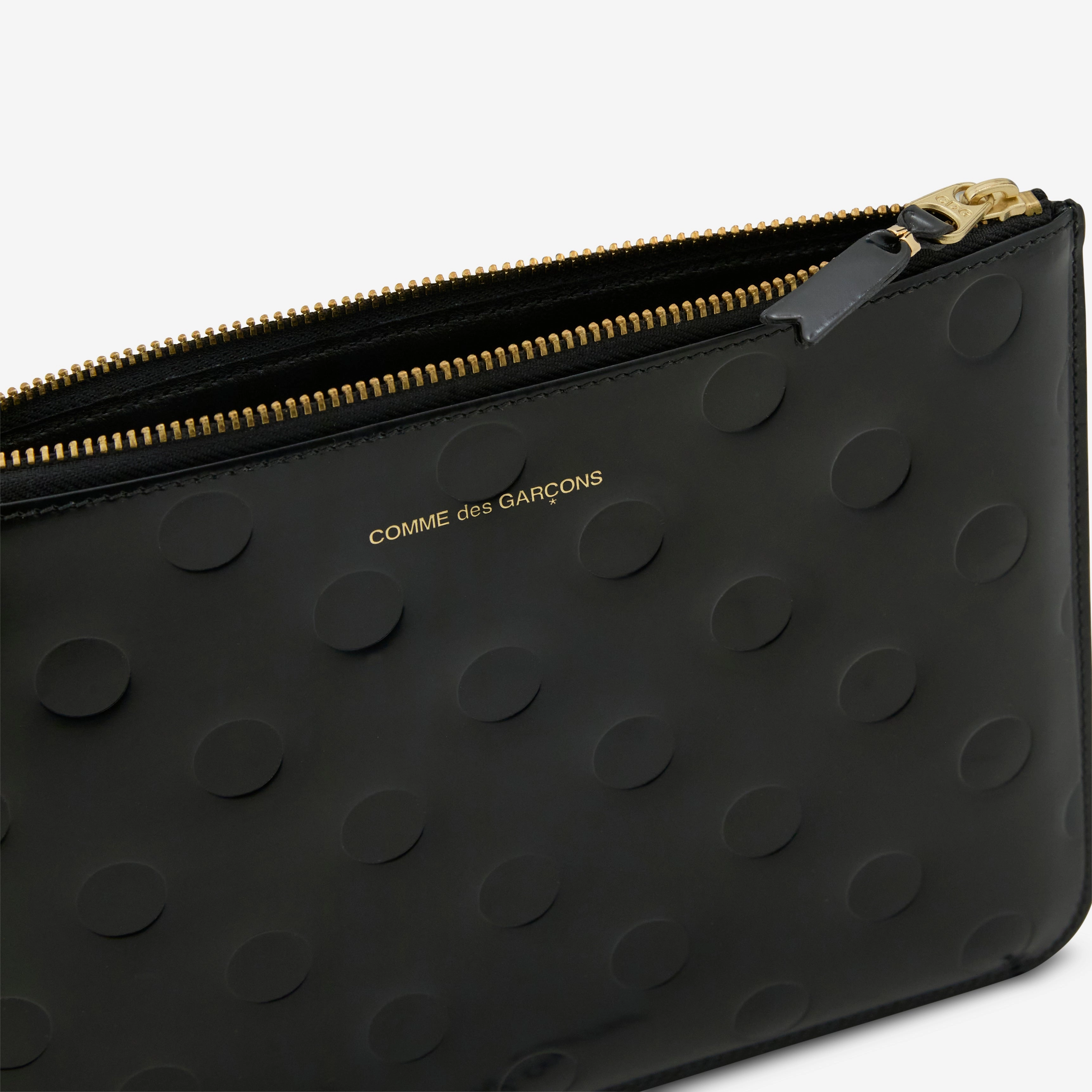 SA5100NE Polka Dots Embossed Wallet Black