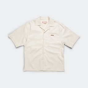 Short Sleeve Cotton Shirt - Bone
