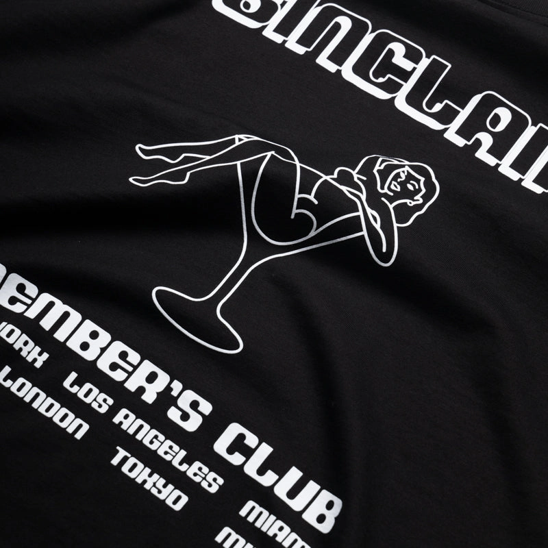 Sinclair Members Club Tour Tee - Black