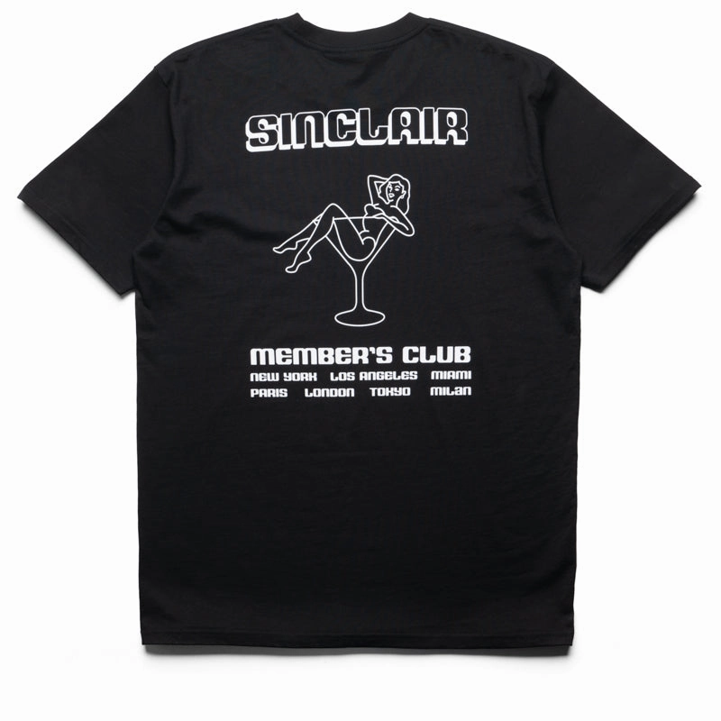 Sinclair Members Club Tour Tee - Black