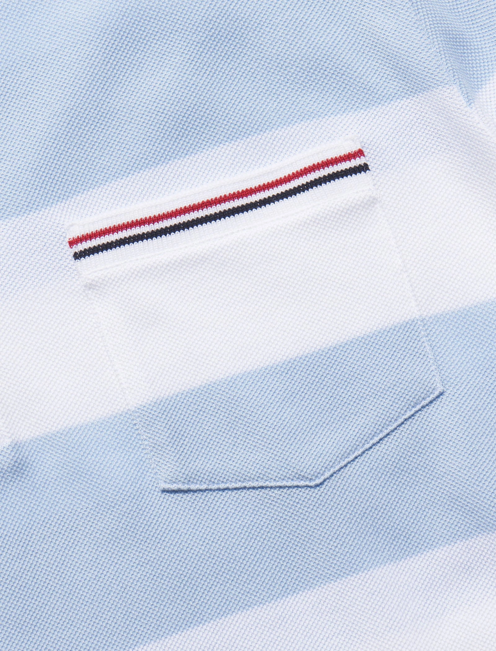 STRIPED POCKET LONG SLEEVE RUGBY SHIRT