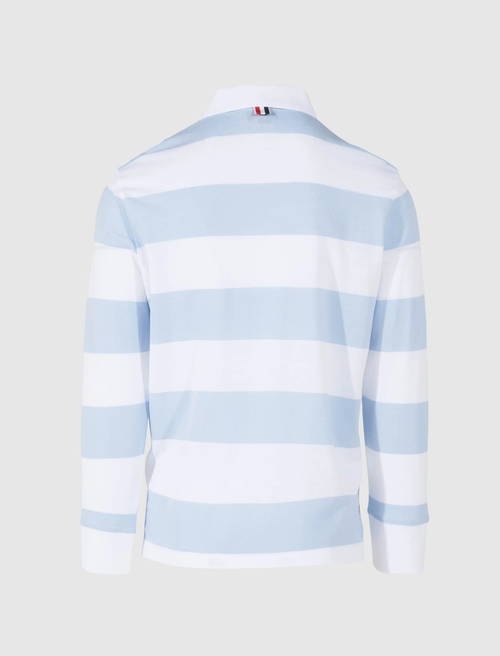 STRIPED POCKET LONG SLEEVE RUGBY SHIRT