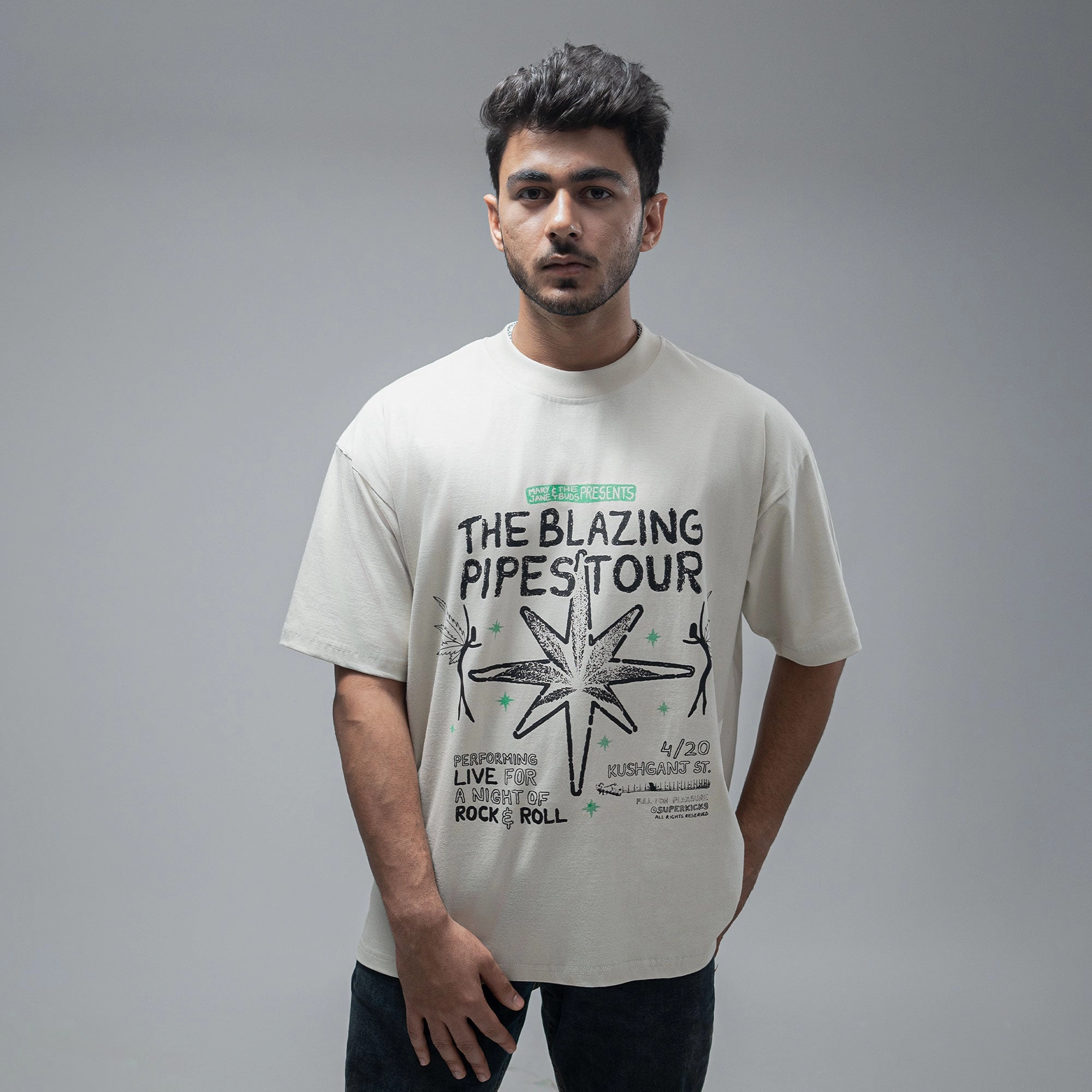 Superkicks | MJ & THE BUDS  { BAND TEE