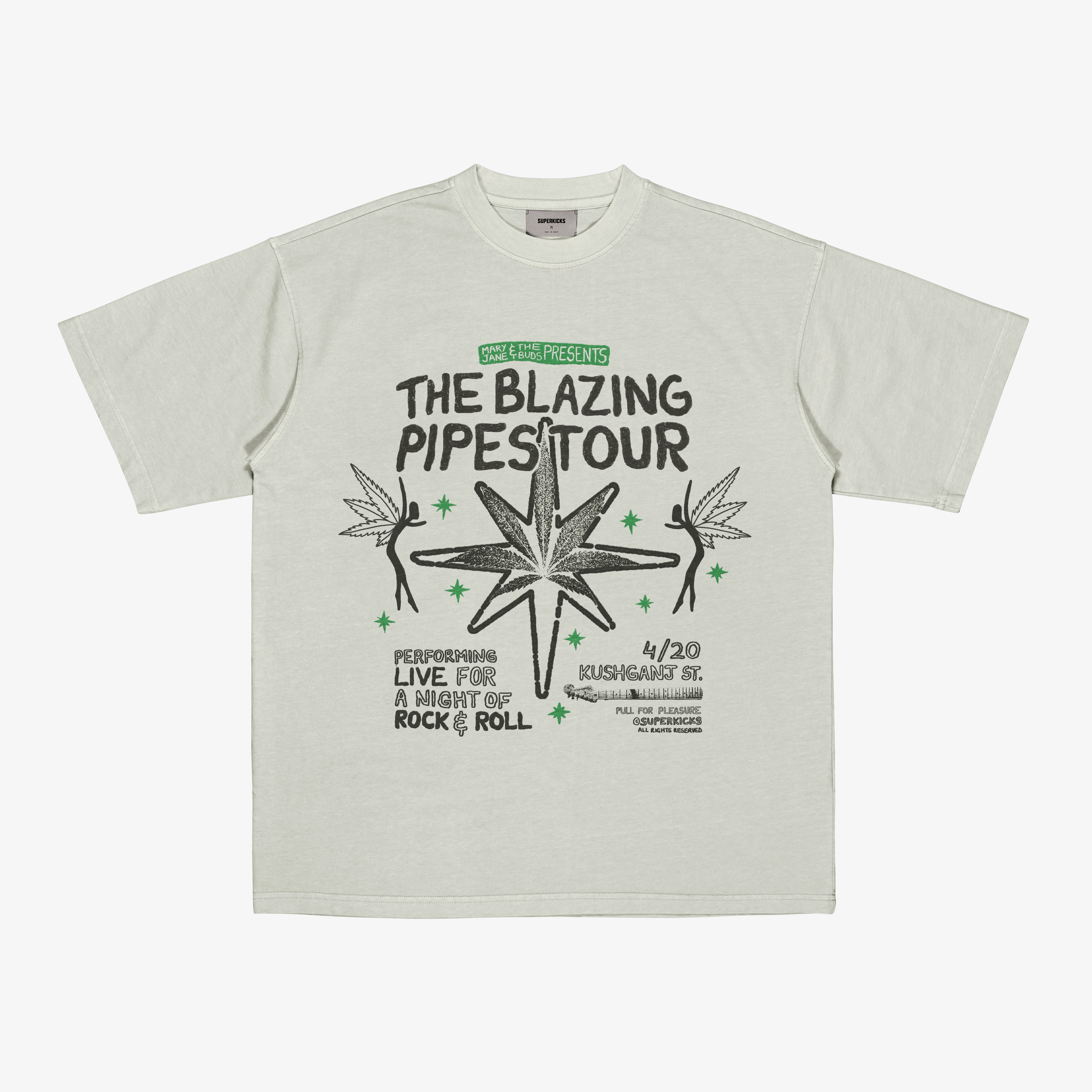 Superkicks | MJ & THE BUDS  { BAND TEE