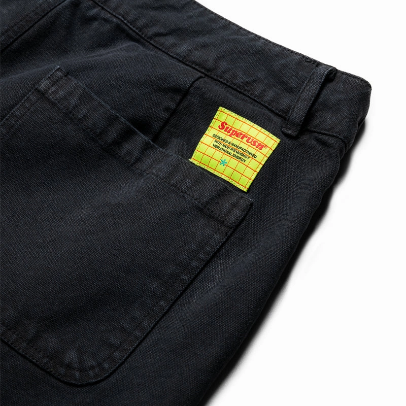Supervsn Canvas Work Short - Black