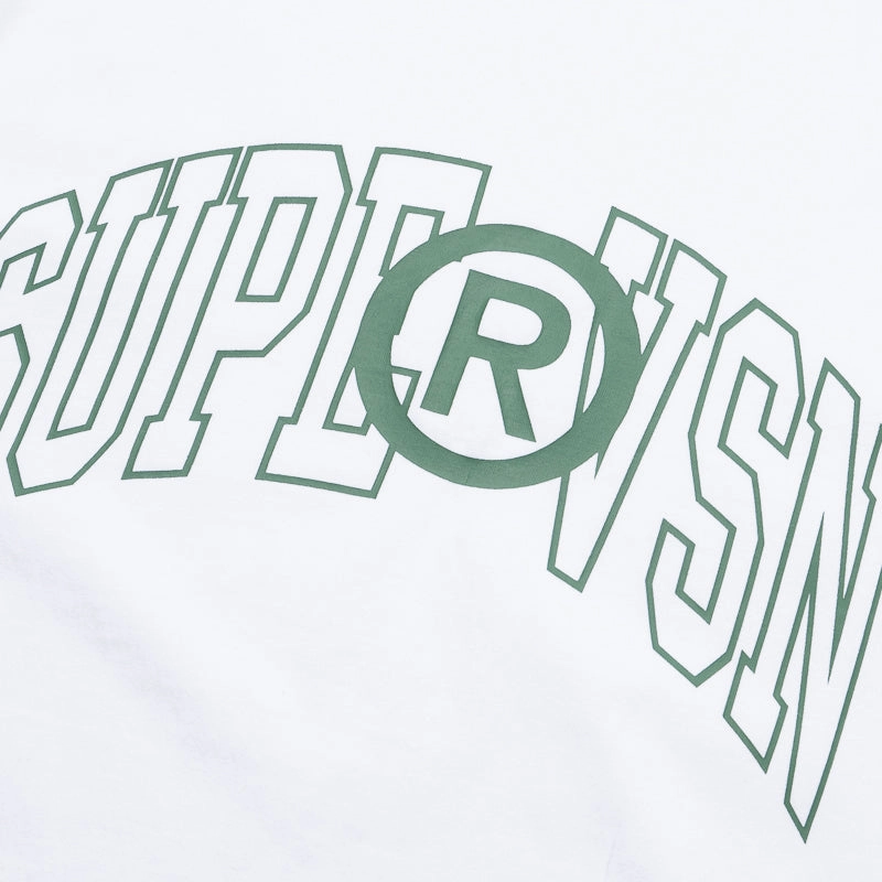 Supervsn Collegiate Logo Tee - White