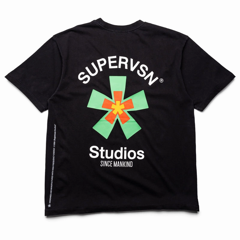 Supervsn Starburst Tee - Vintage Black
