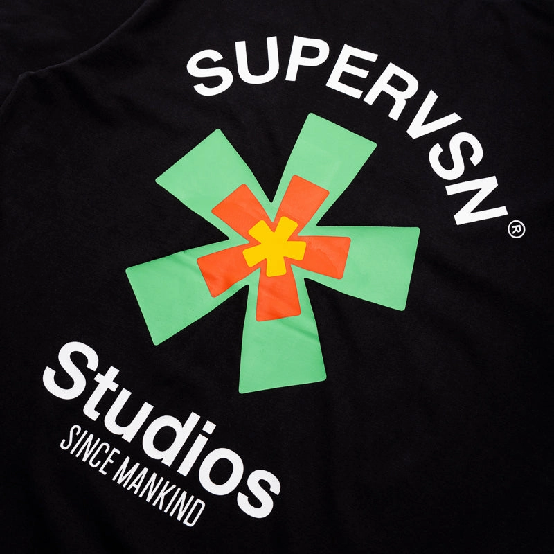 Supervsn Starburst Tee - Vintage Black