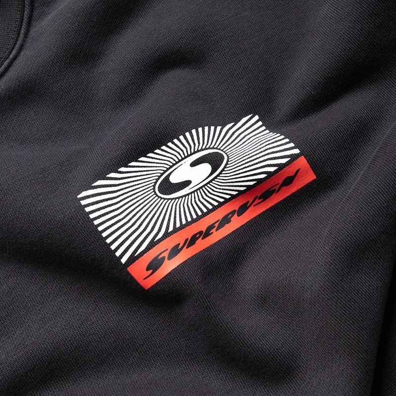 Supervsn Vibrate Higher Crewneck - Vintage Black