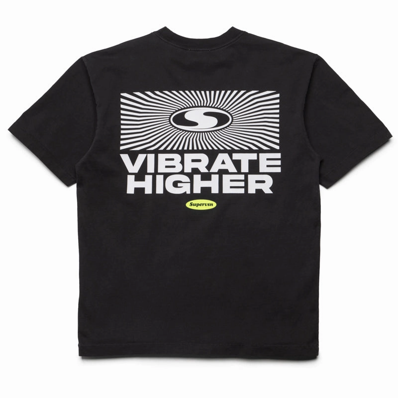 Supervsn Vibrate Higher Tee - Vintage Black