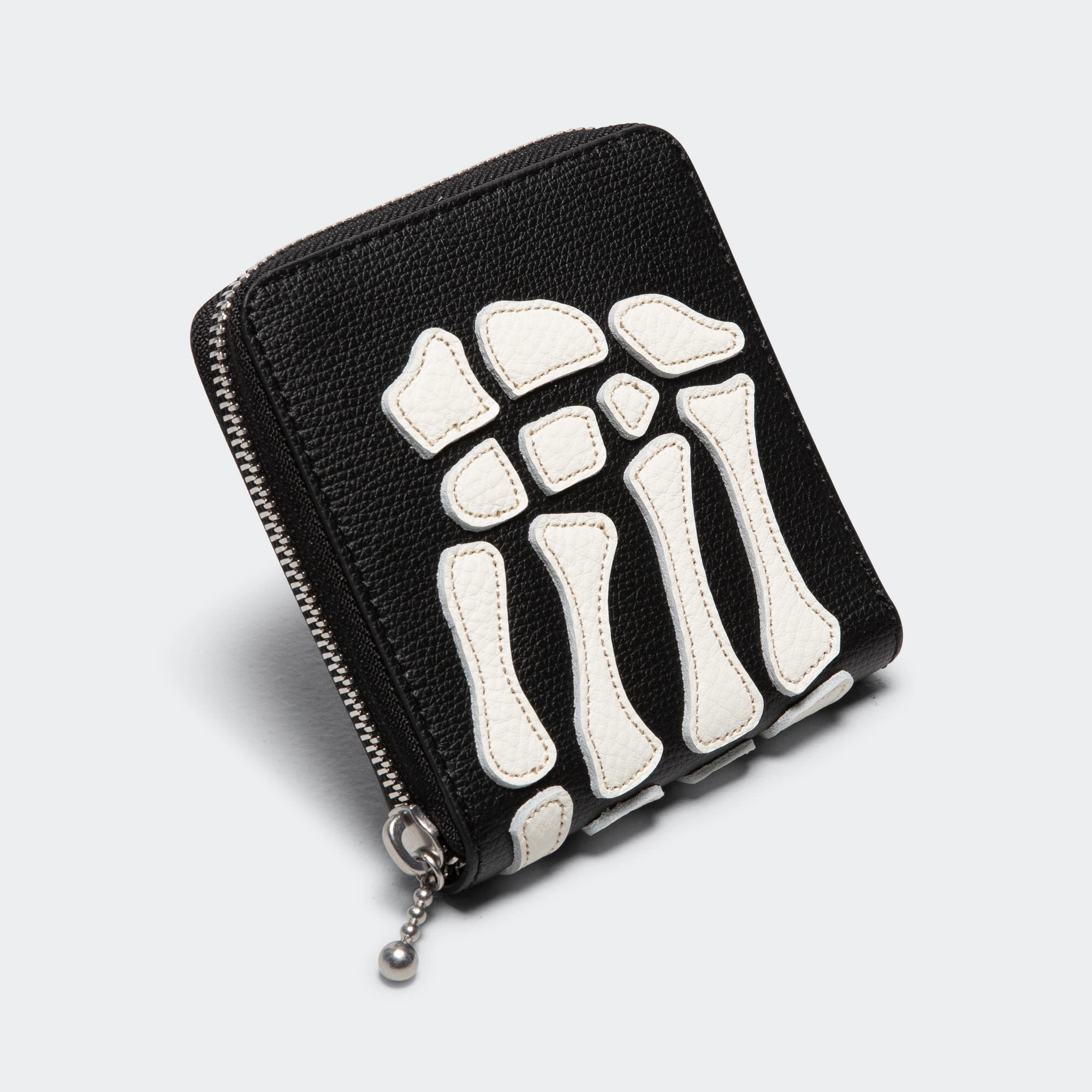 THUMB-UP BONE BAND ZIP Wallet - Black