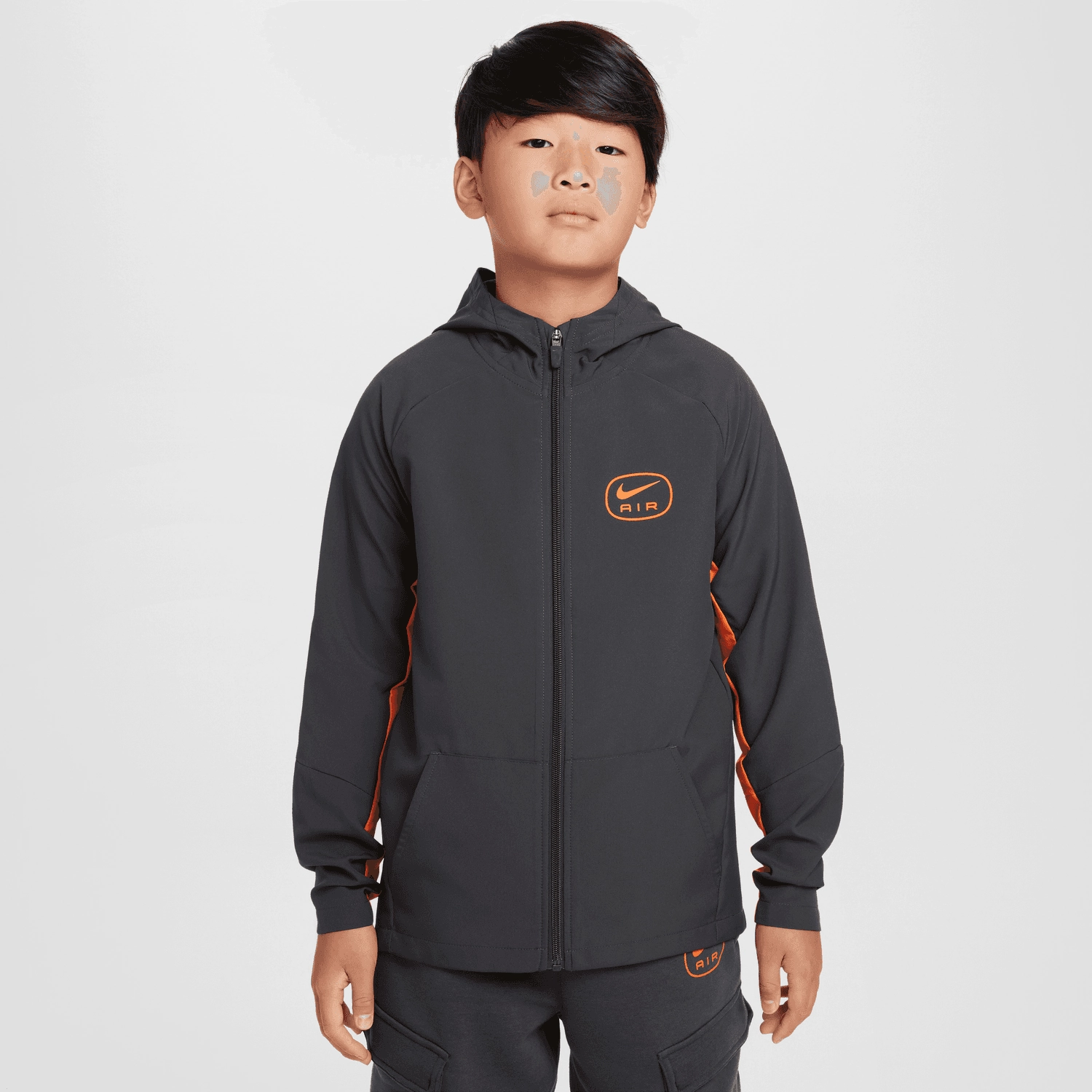 Veste Nike Swoosh Air Junior - Noir/Orange