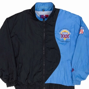 VINTAGE NFL SUPER BOWL XXIX 1995 MIAMI WINDBREAKER JACKET 1995 SIZE LARGE