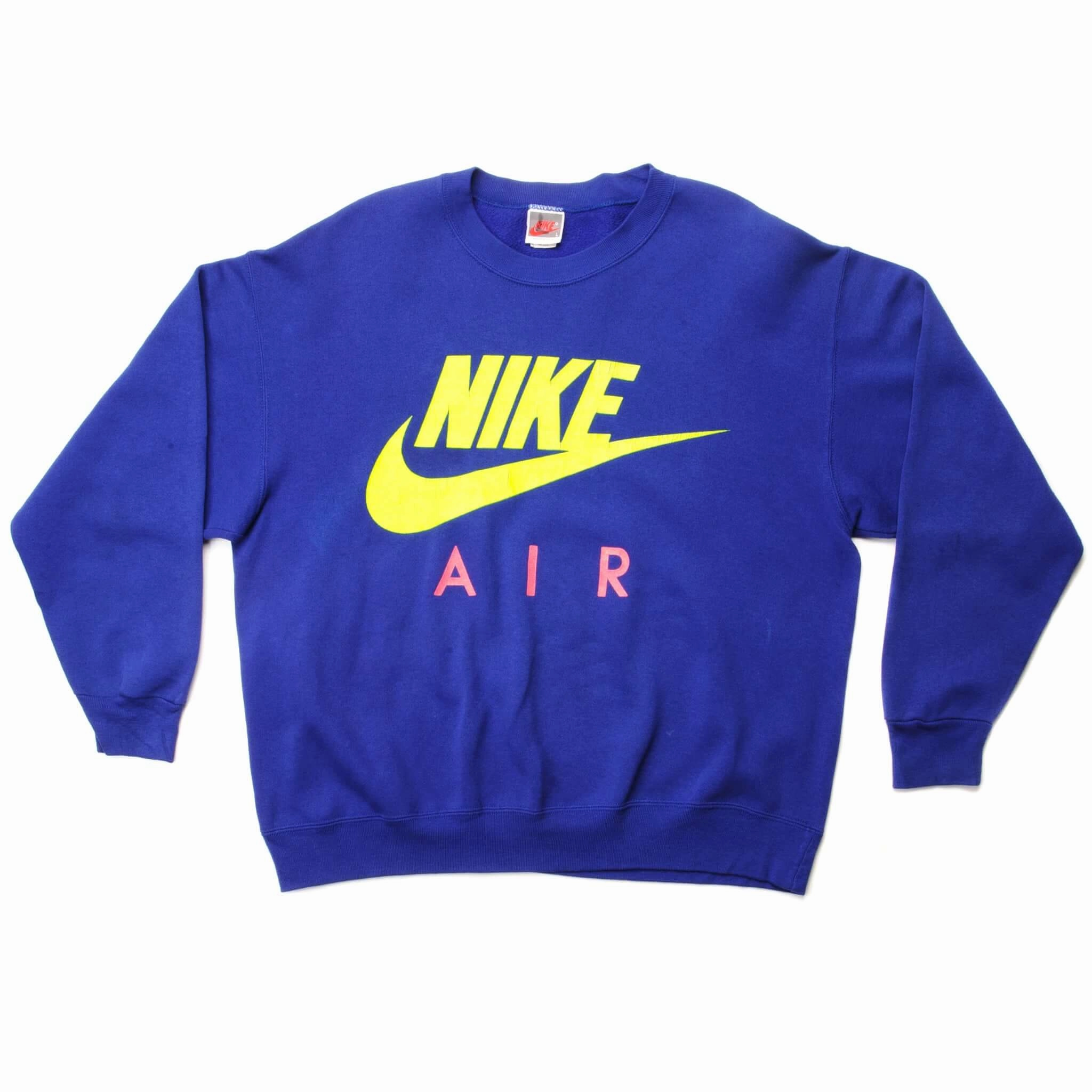 VINTAGE NIKE AIR SWEATSHIRT 1990S SIZE LARGE MADE IN USA