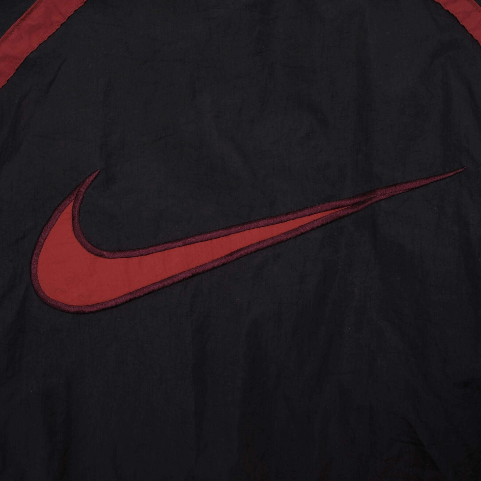 VINTAGE NIKE BIG SWOOSH WINDBREAKER JACKET 1990s SIZE XL DEADSTOCK