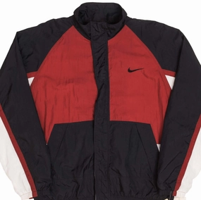 VINTAGE NIKE BIG SWOOSH WINDBREAKER JACKET 1990s SIZE XL DEADSTOCK