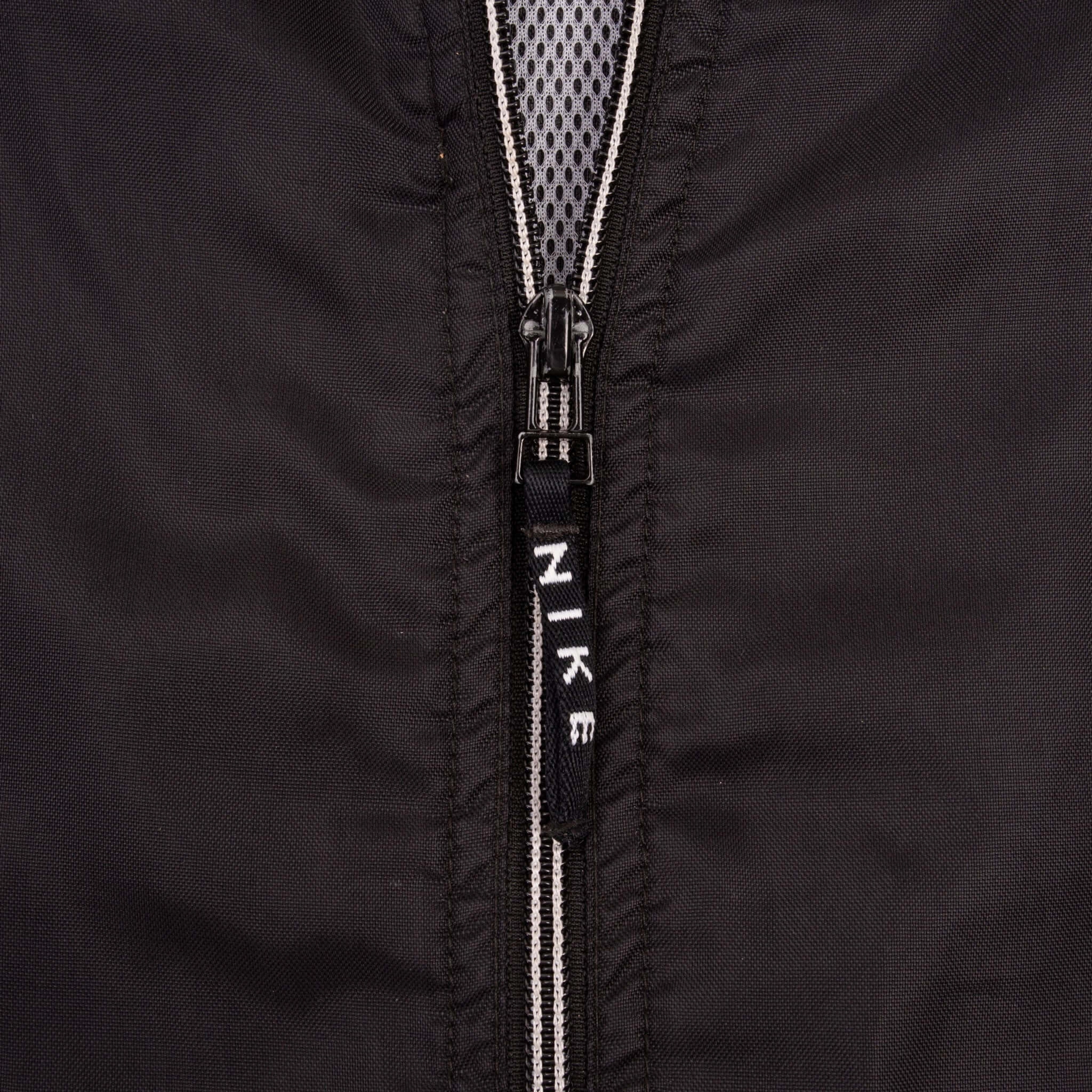 VINTAGE NIKE BLACK PULLOVER WINDBREAKER JACKET 1990S SIZE LARGE