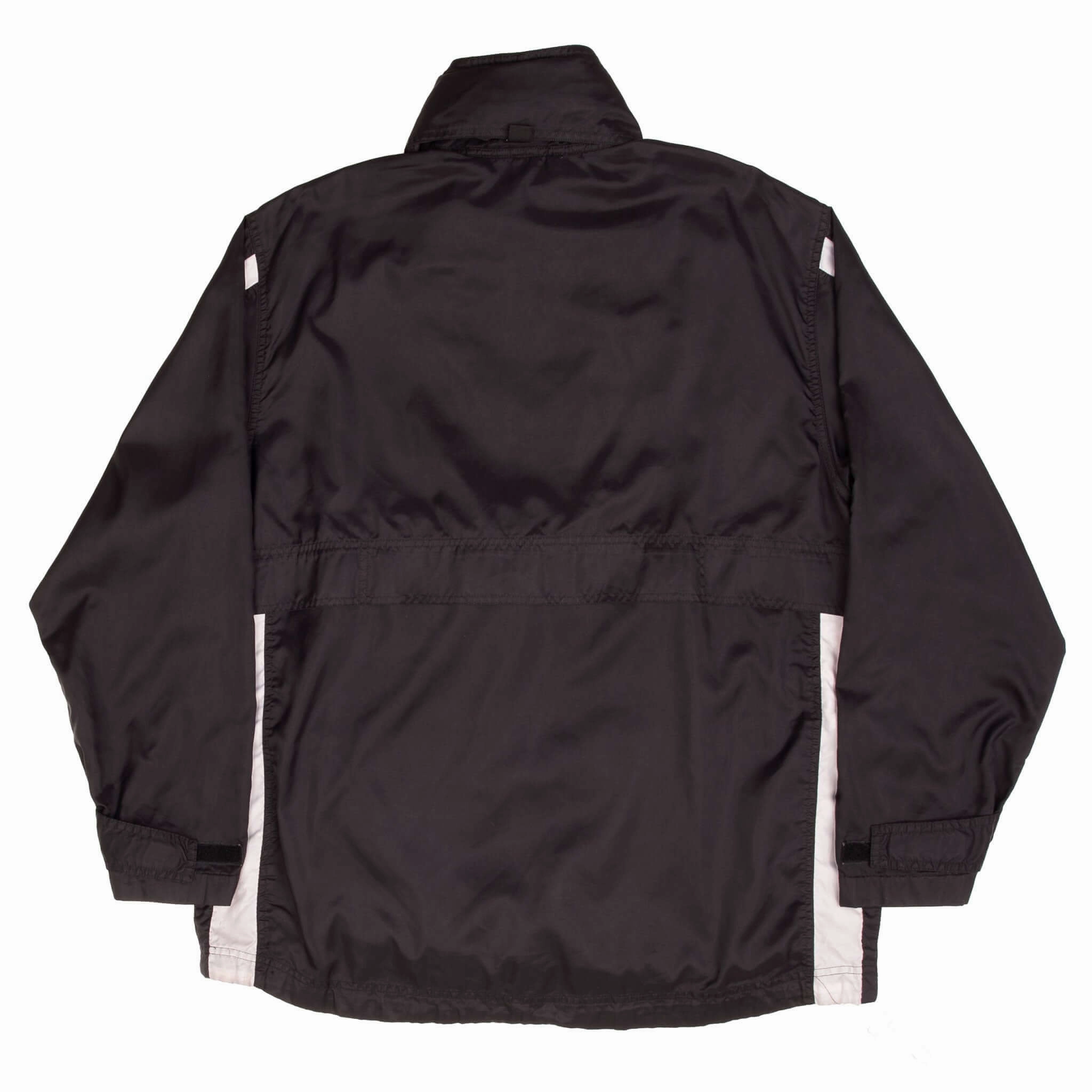 VINTAGE NIKE BLACK PULLOVER WINDBREAKER JACKET 1990S SIZE LARGE