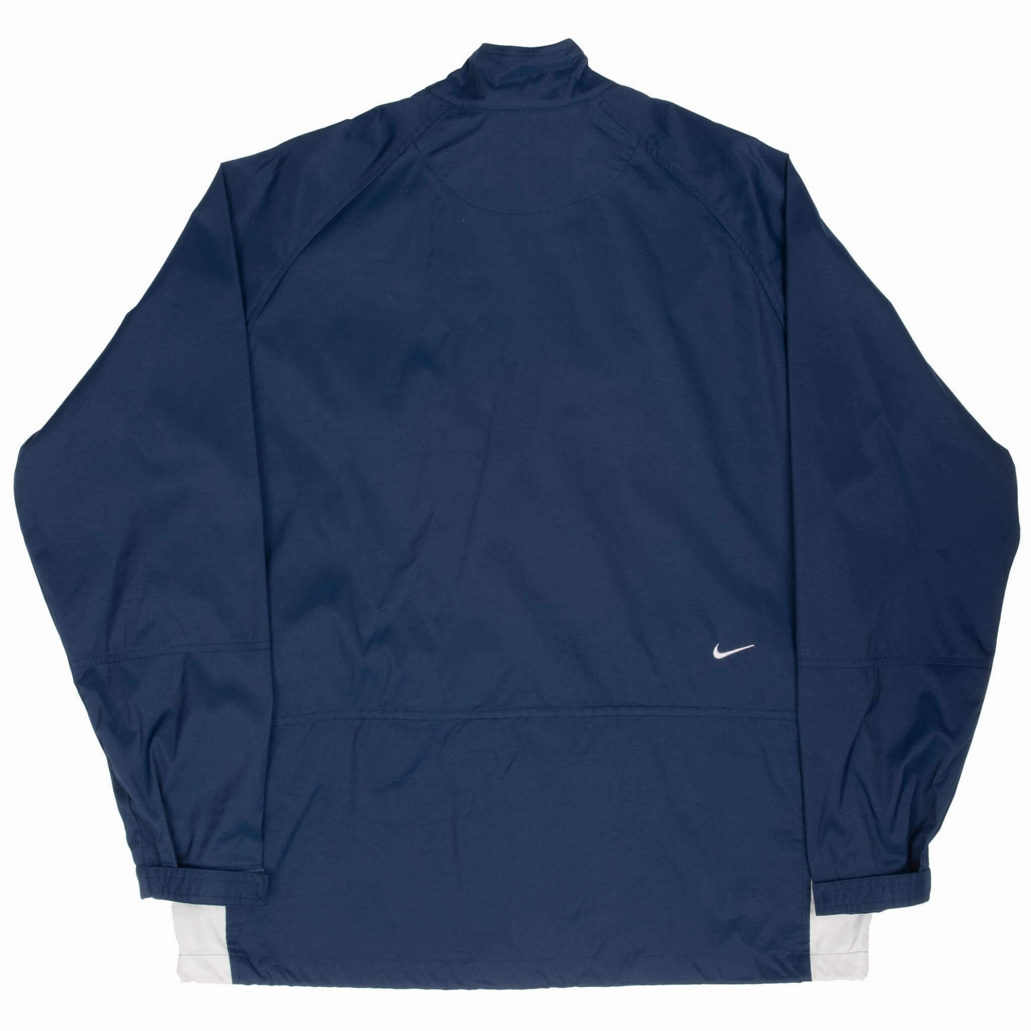 VINTAGE NIKE BLUE WINDBREAKER JACKET 2000S LARGE