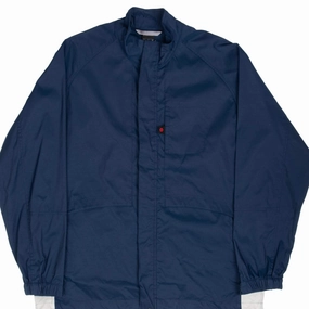 VINTAGE NIKE BLUE WINDBREAKER JACKET 2000S LARGE