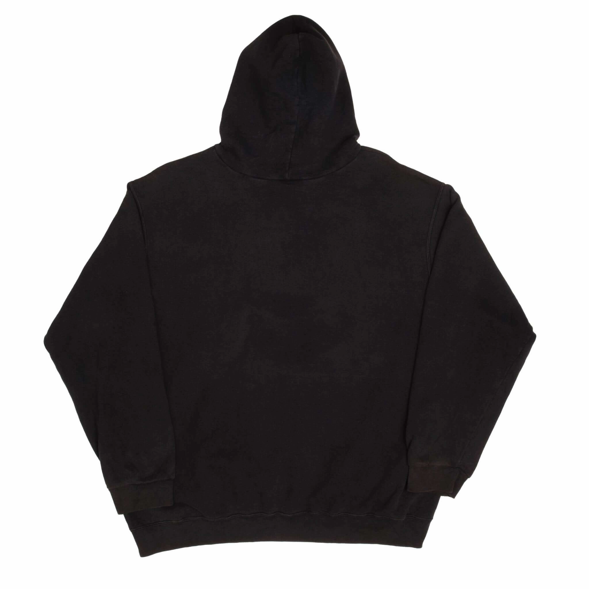 VINTAGE NIKE CENTER SWOOSH BLACK TRAVIS SCOTT HOODIE 2000S XL