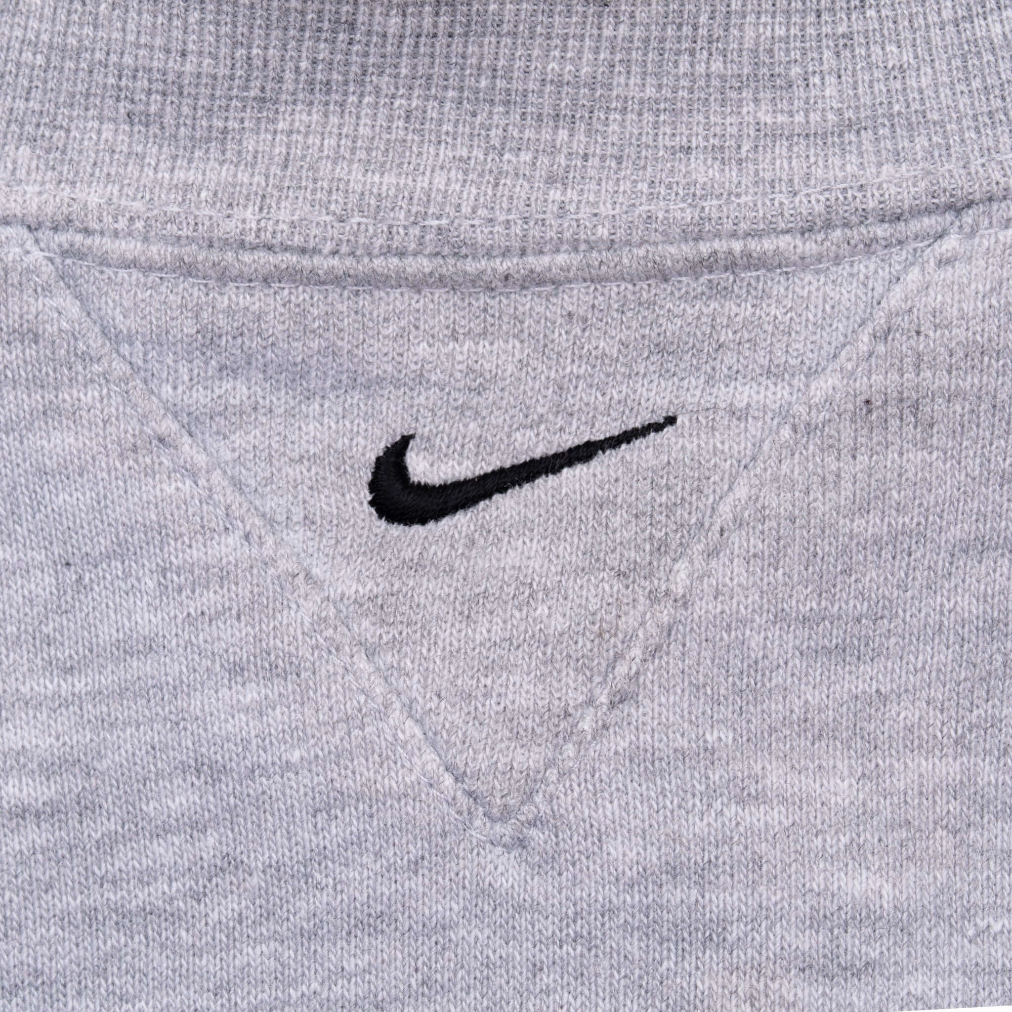 VINTAGE NIKE CENTER SWOOSH GREY CREWNECK SWEATSHIRT 2000S LARGE