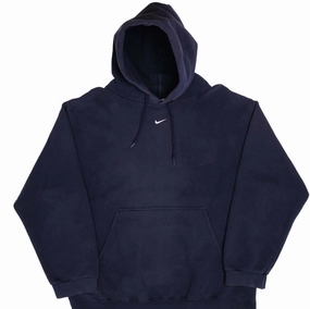 VINTAGE NIKE CENTER SWOOSH HOODIE 1990S SIZE LARGE TRAVIS SCOTT