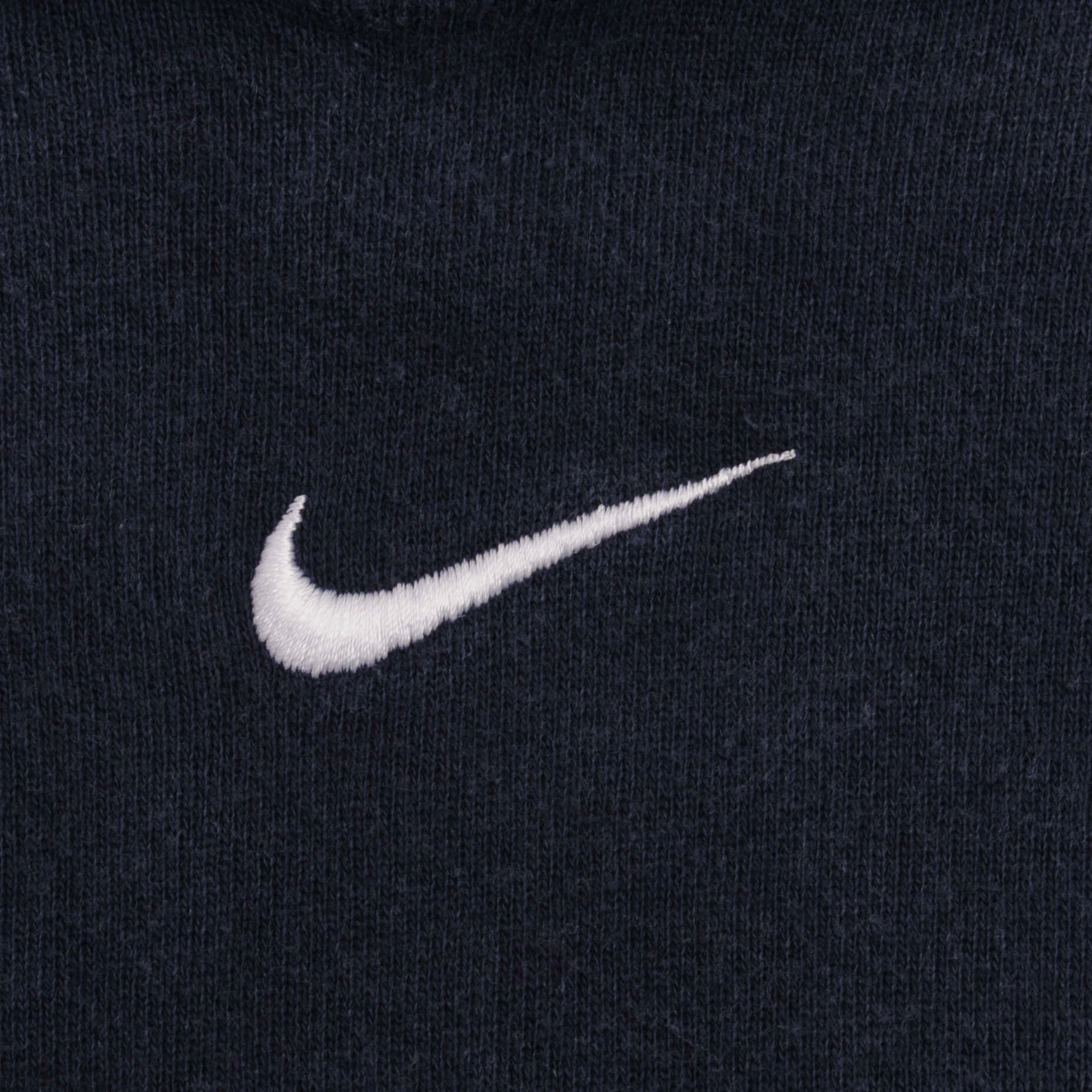 VINTAGE NIKE CENTER SWOOSH NAVY BLUE TRAVIS SCOTT HOODIE 1990S LARGE MADE USA