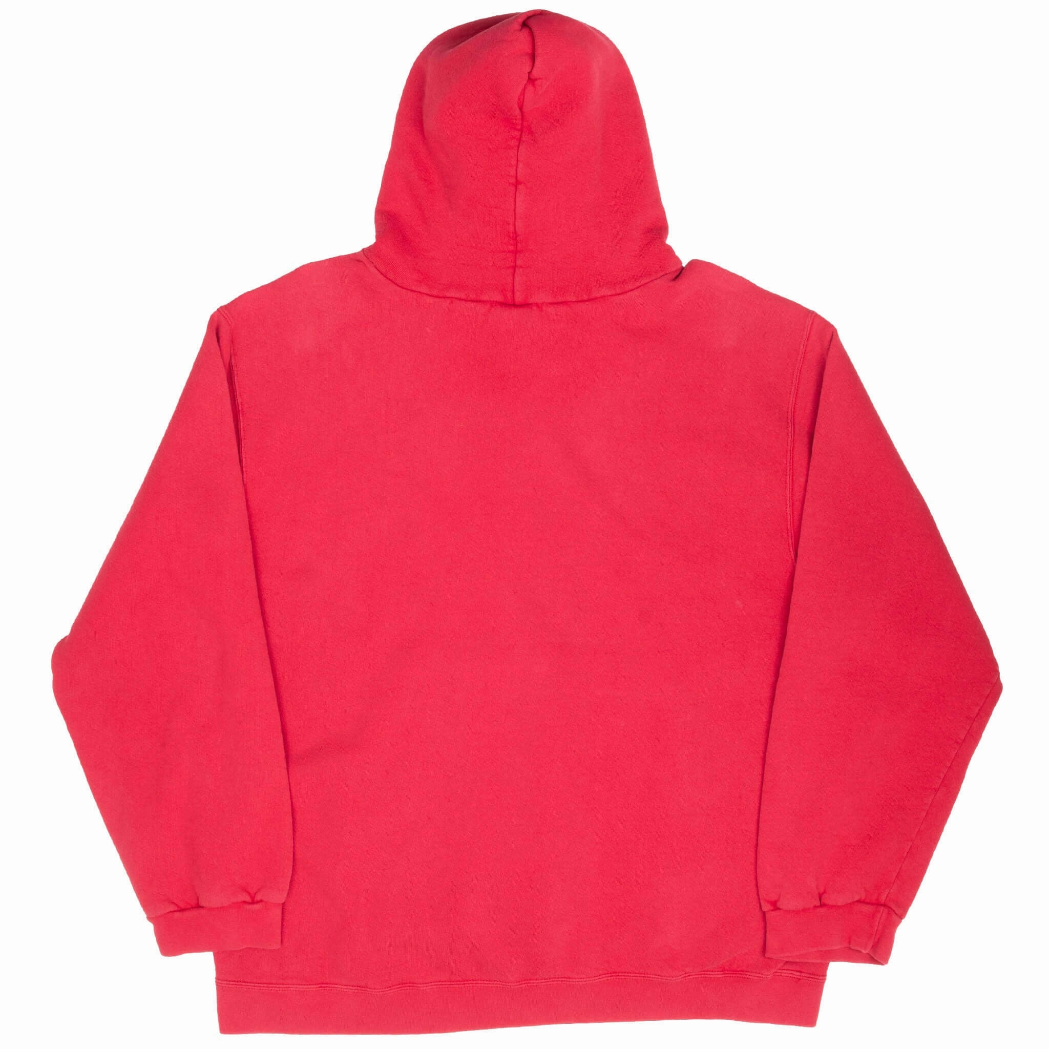 VINTAGE NIKE CENTER SWOOSH RED TRAVIS SCOTT HOODIE 1990S XL MADE IN USA
