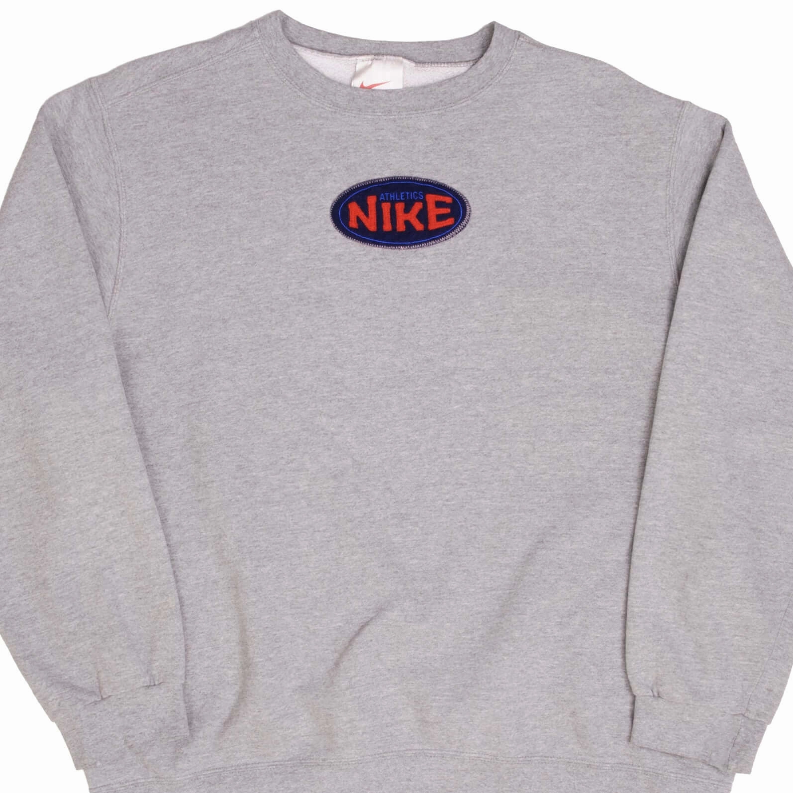 VINTAGE NIKE EMBROIDERED SPELLOUT SWEATSHIRT 1990S SIZE XL MADE IN USA