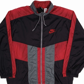 VINTAGE NIKE FOOT LOCKER NYLON WINDBREAKER JACKET SIZE LARGE 1990s