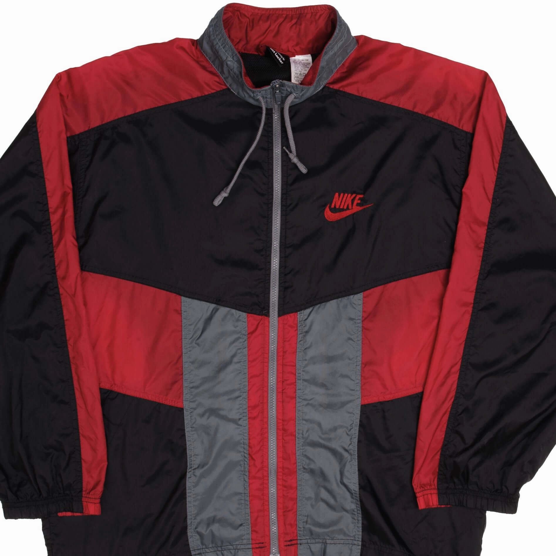 VINTAGE NIKE FOOT LOCKER NYLON WINDBREAKER JACKET SIZE LARGE 1990s