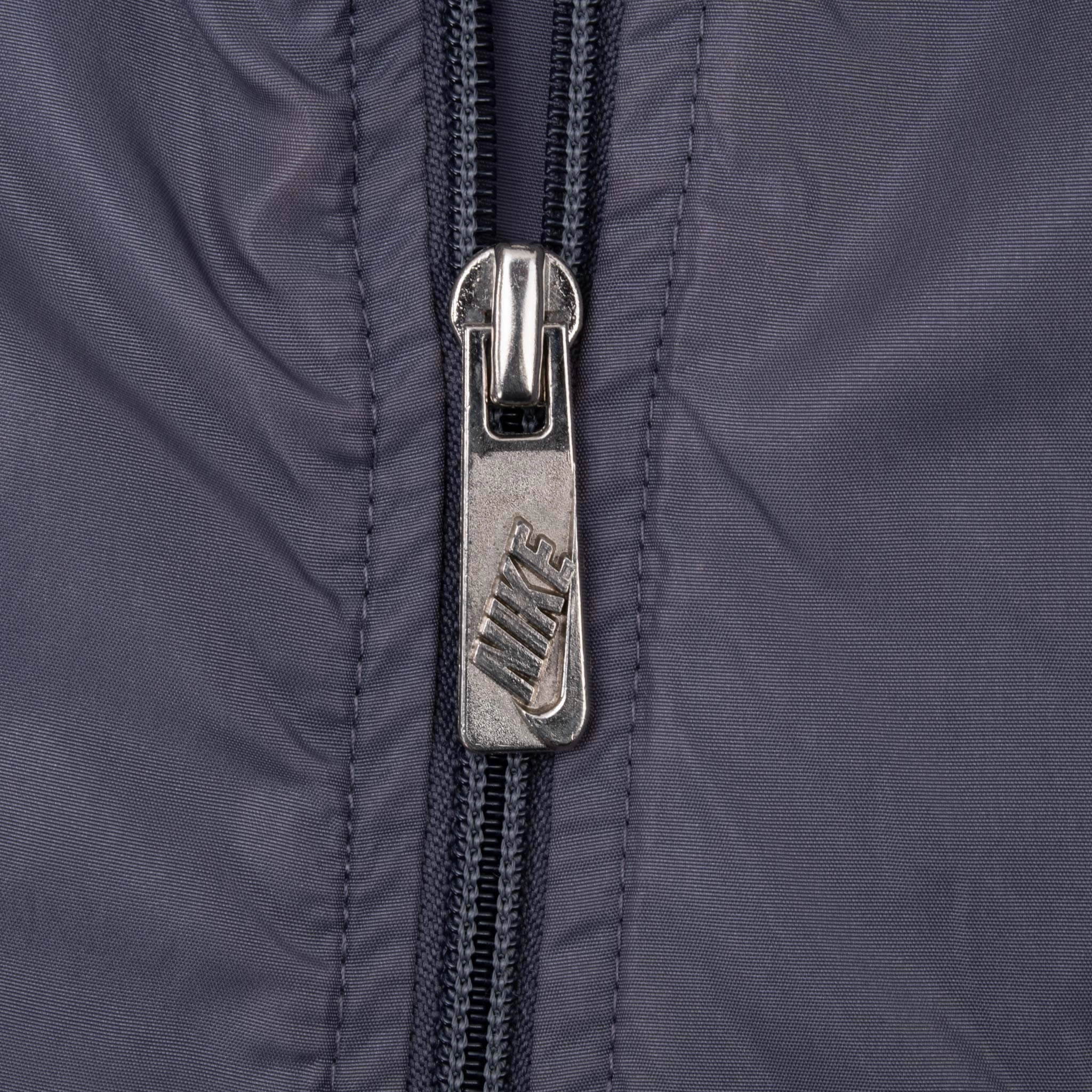 VINTAGE NIKE GREY PULLOVER WINDBREAKER JACKET EARLY 1980S LARGE