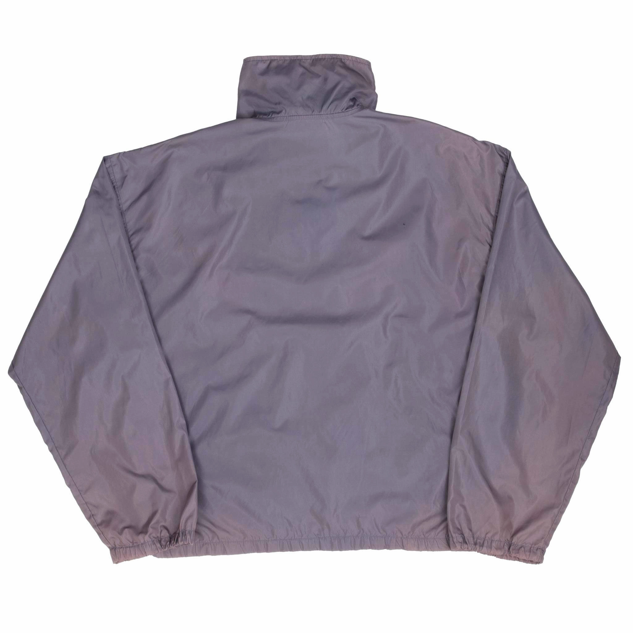 VINTAGE NIKE GREY PULLOVER WINDBREAKER JACKET EARLY 1980S LARGE
