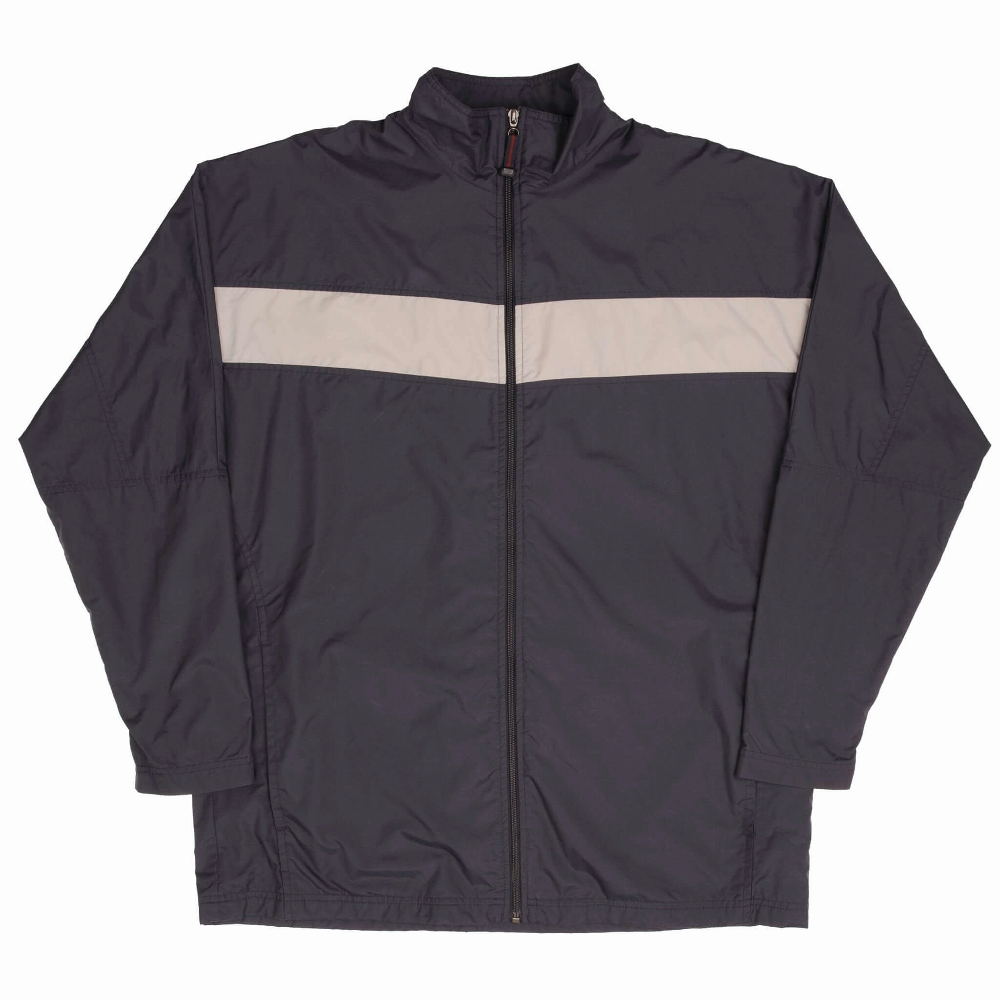 VINTAGE NIKE GREY WINDBREAKER JACKET 2000S SIZE XL
