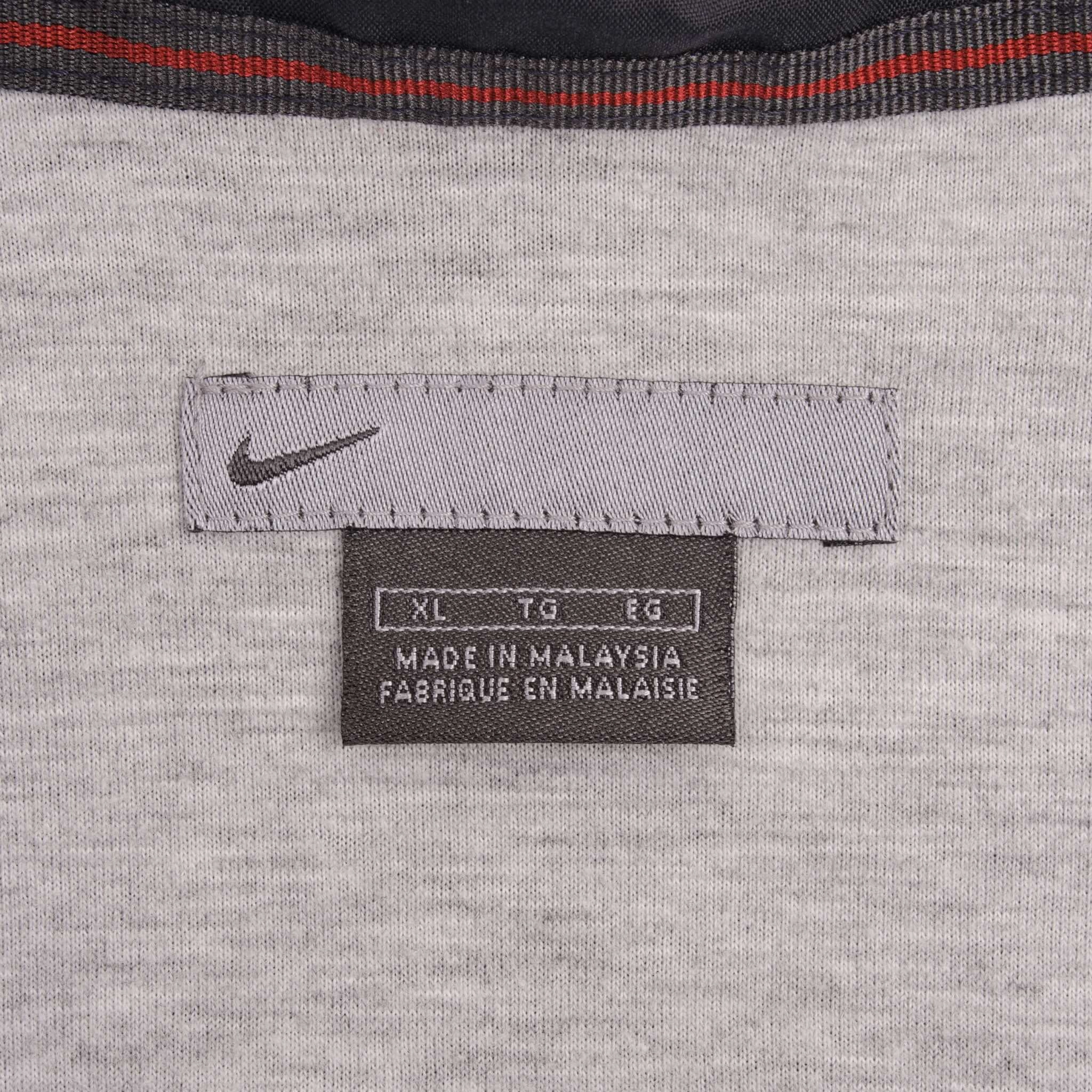 VINTAGE NIKE GREY WINDBREAKER JACKET 2000S SIZE XL