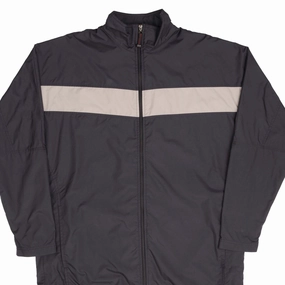 VINTAGE NIKE GREY WINDBREAKER JACKET 2000S SIZE XL