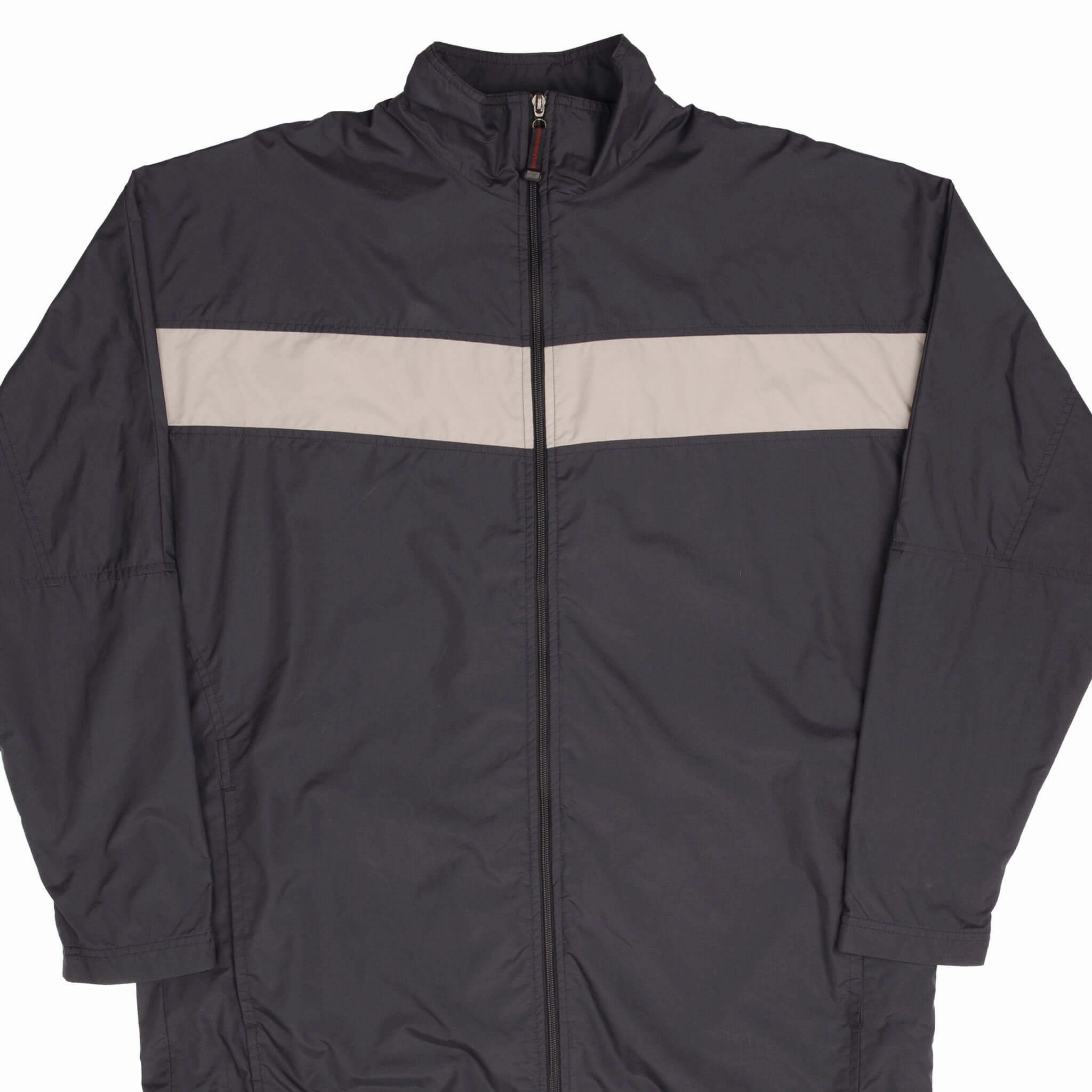 VINTAGE NIKE GREY WINDBREAKER JACKET 2000S SIZE XL