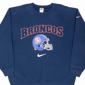 VINTAGE NIKE NFL DENVER BRONCOS SWEATSHIRT 1990S LARGE MADE IN USA