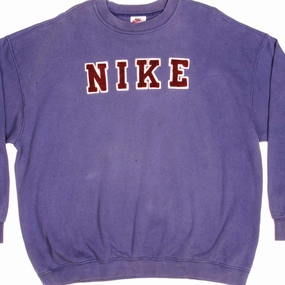 VINTAGE NIKE PURPLE SWEATSHIRT LATE 90s SIZE 2XL MADE IN USA
