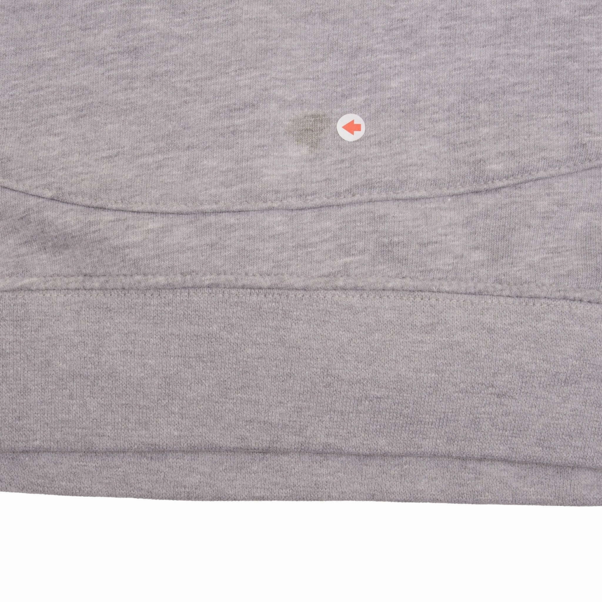 VINTAGE NIKE SPELLOUT SWOOSH GRAY HOODIE SWEATSHIRT 2000S SIZE LARGE