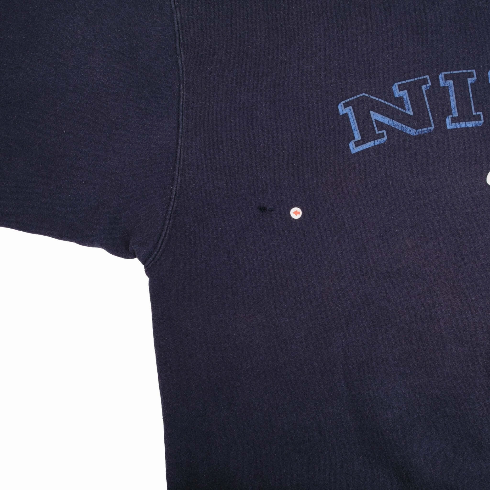 VINTAGE NIKE SPELLOUT SWOOSH SWEATSHIRT 1990S SIZE LARGE MADE IN USA