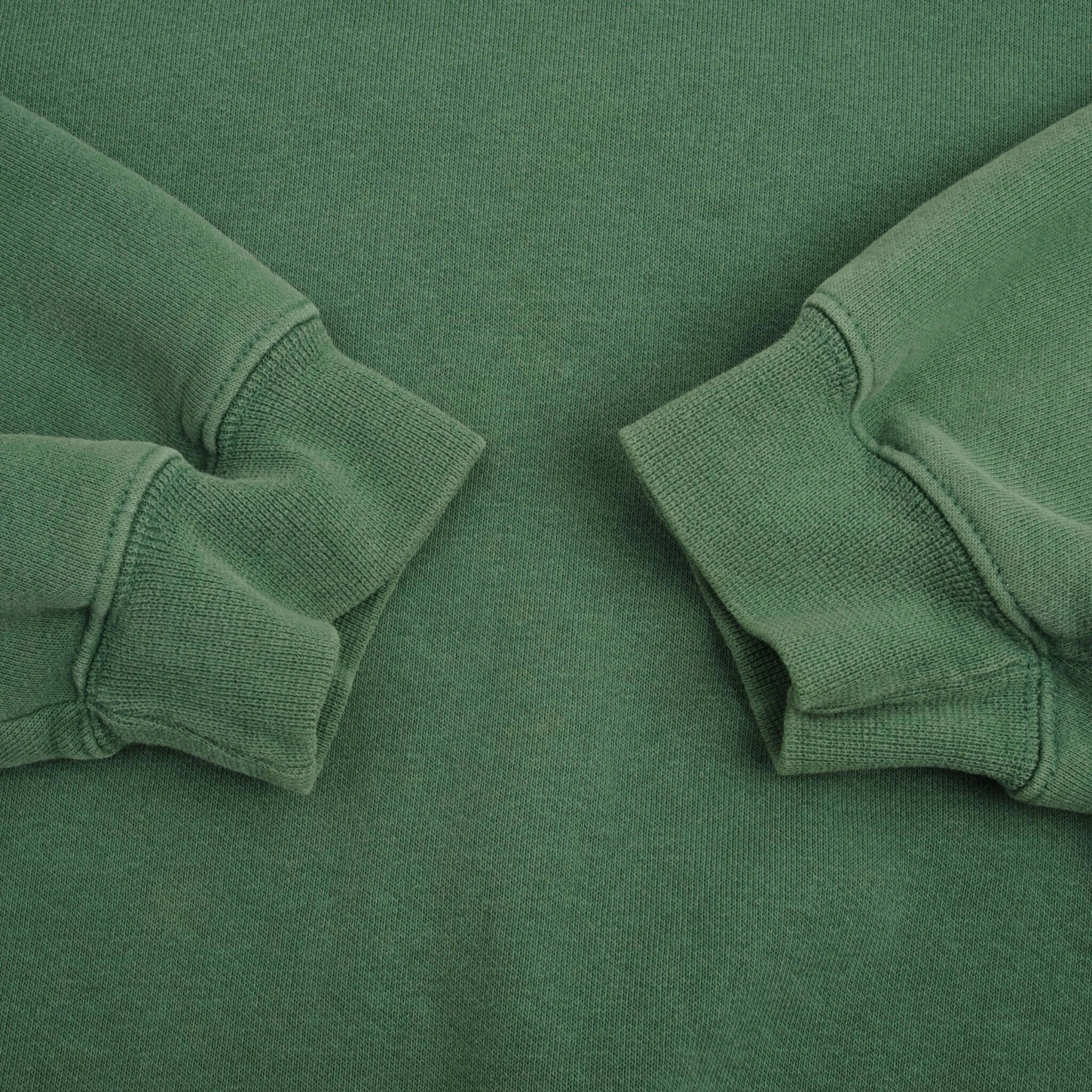 VINTAGE NIKE SWOOSH GREEN SWEATSHIRT 1990S SIZE 2XL