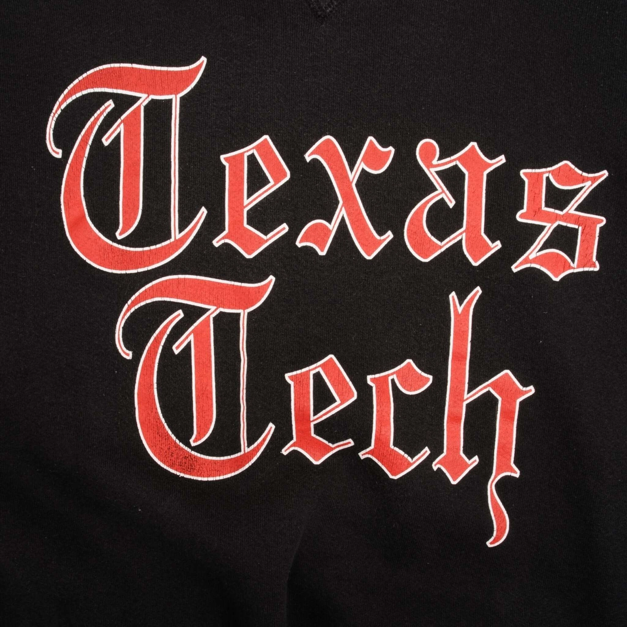 VINTAGE TEXAS TECH UNIVERSITY RUSSELL SWEATSHIRT SIZE XL 1990S