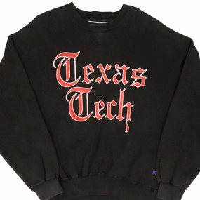 VINTAGE TEXAS TECH UNIVERSITY RUSSELL SWEATSHIRT SIZE XL 1990S