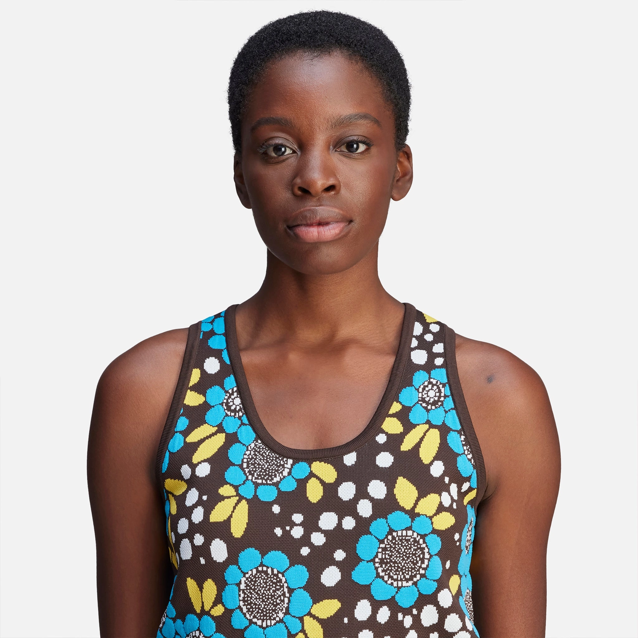 Wales Bonner x Women's Knit Floral Vest Multicolor