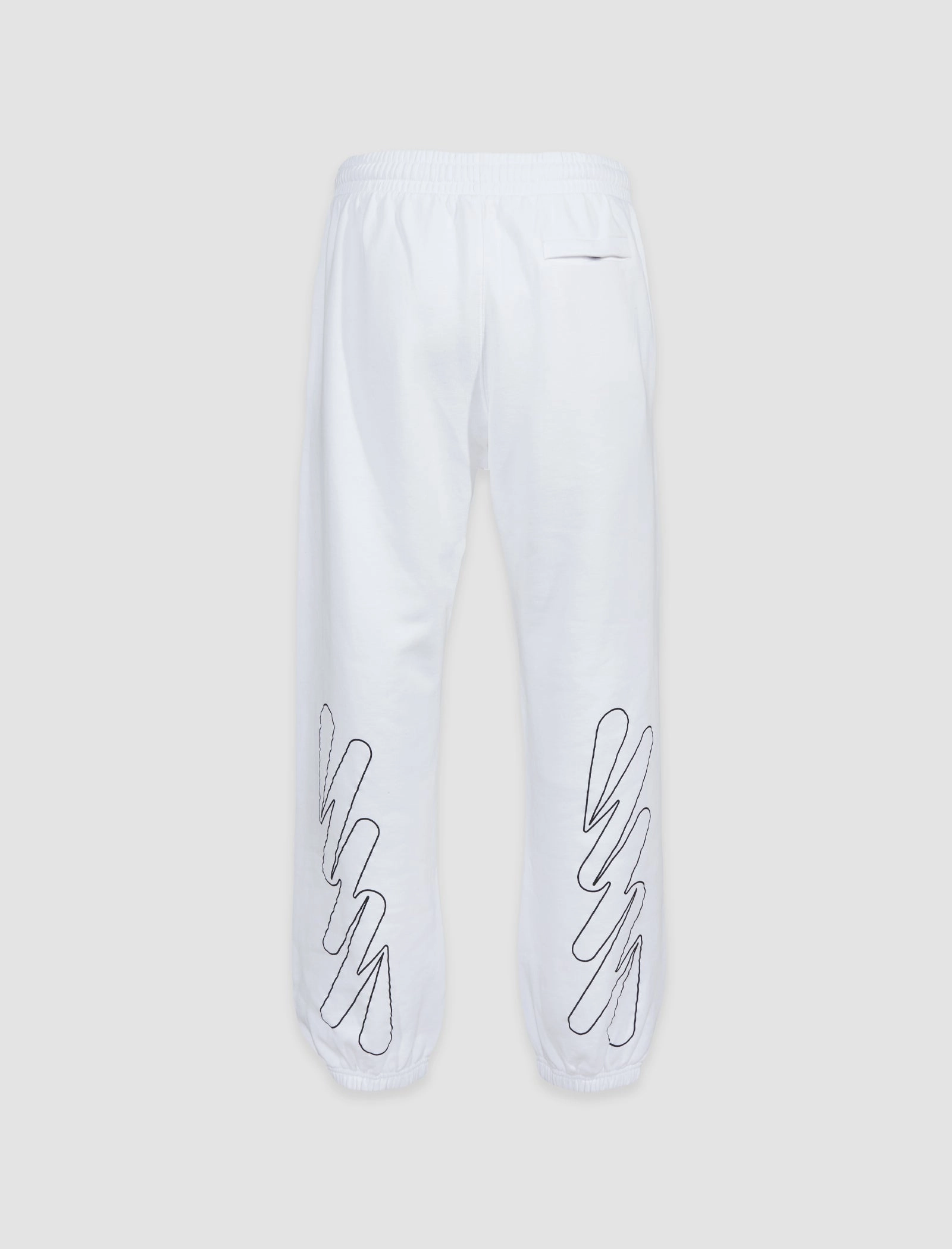 WAVE DIAG-PRINT SWEATPANTS