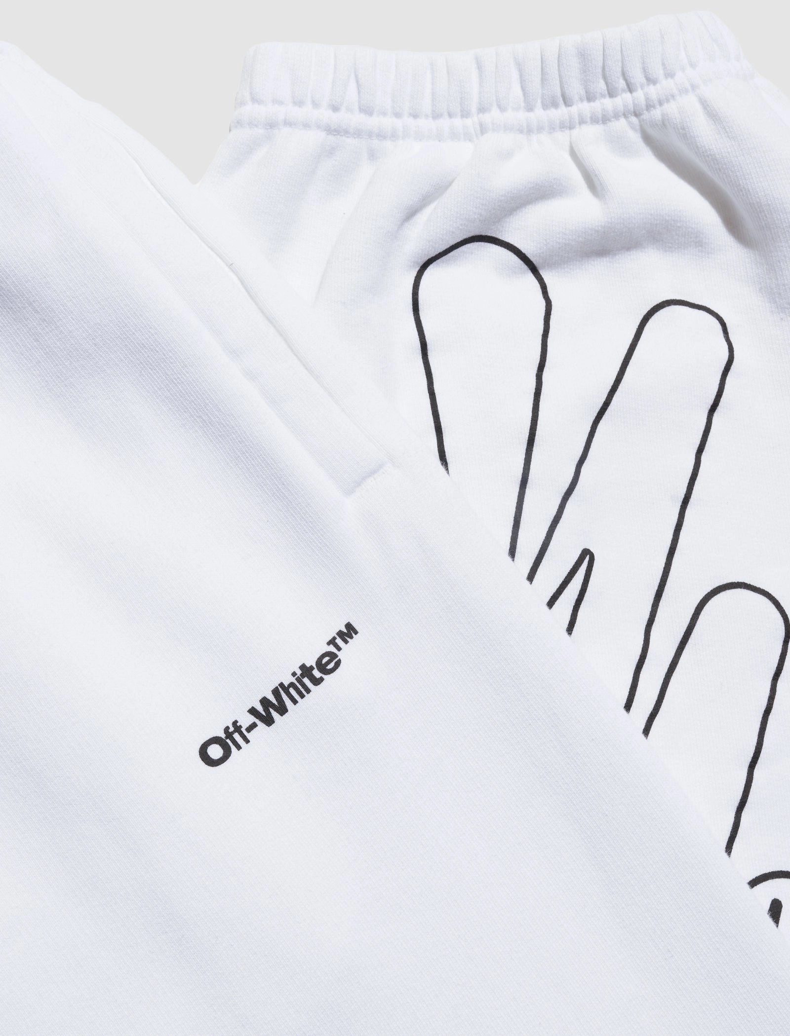 WAVE DIAG-PRINT SWEATPANTS