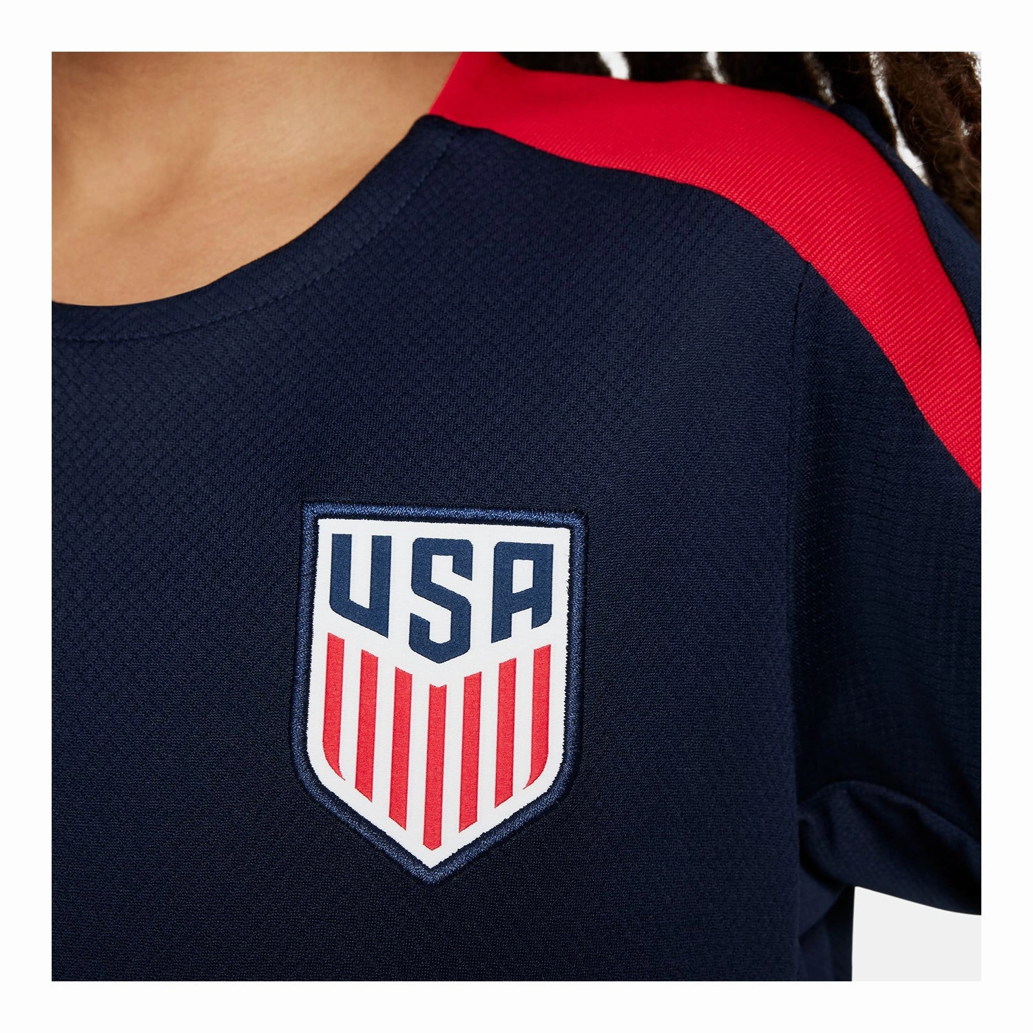 Youth Nike USA VW Strike Navy Top